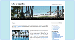 Desktop Screenshot of hotelofmauritius.com